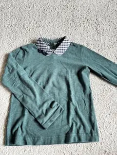 familiar 長袖シャツ 130サイズ グリーン