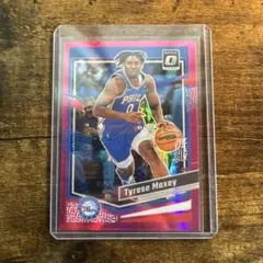 Tyrese Maxey Hyper Pink Prizm Card