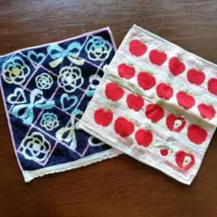 タオルハンカチ2枚セット/アフタヌーンティー