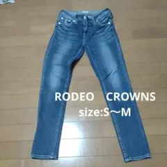 ✩Rodeo Crowns✩ダークブルー スキニーデニム