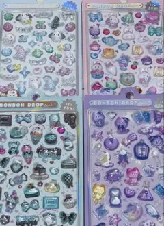 ボンボンドロップシール ちょこみんボンボン まじょねこ すいーつ うぃ