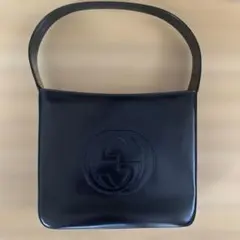 【GUCCI 】インターロッキングG パテントレザー ワンショルダーバッグのサムネイル