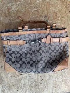 Coach ロゴパターン ハンドバッグ