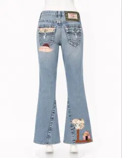 True Religion ブーツカットデニム ライトブルー - メルカリ