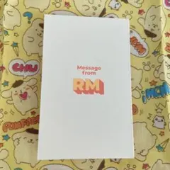 BTS Butter メッセージカード RM