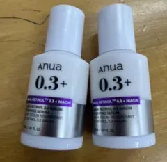 anua 0.3+ レチノール美容液 30ml 2本セット
