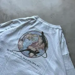 希少90s BANANA REPUBLIC Tシャツ シングルステッチ　USA製のサムネイル