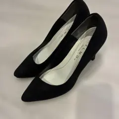 MELMO パンプス ブラック ラメヒールのサムネイル
