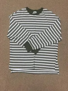 GU ストライプ 長袖Tシャツ