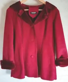 フード付きショートコート