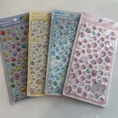 【正規品】ボンボンドロップシール しずくちゃん ミニ コンプリート 4種類