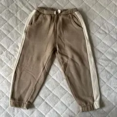 ZARA ベージュ 裏起毛ボアパンツ 4-5歳