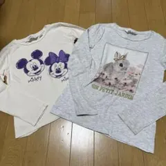 H&M 長袖カットソー 2枚120 ②