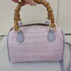 美品！サマンサベガバンブーハンドル トートバッグのサムネイル