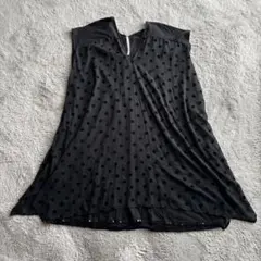 【USED】SUNAO KUWAHARA ドット総柄ワンピース