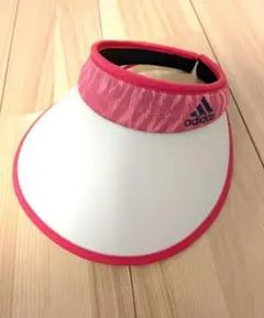 adidas サンバイザー ピンク