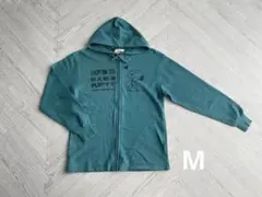 Mサイズ　スヌーピー　フード付きパーカー　緑のサムネイル