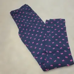 ユニクロ　ミニー　リボン柄　スパッツ　レギンス