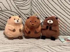 ちビーバーのむーたんVMCコンプリートビーバー キーホルダーぬいぐるみ3種セット