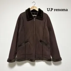 【美品】U.P renoma ユーピーレノマ 裏ボア ジャケット L