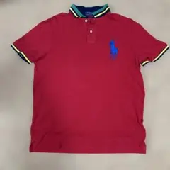 POLO RALPH LAUREN レッド系Mカスタムフィットポロシャツ