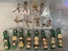 一番くじ　進撃の巨人　H賞　アクスタ　I賞　ストラップ　フルコンプセット