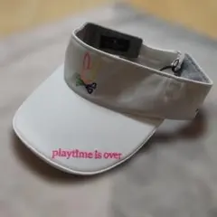 【PSYCHO BUNNY】ウサギ刺繍バイザー playtime is overのサムネイル