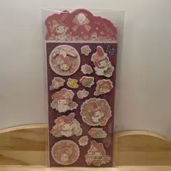 My Melody マイメロディ 重ねシール 花柄立体シール②