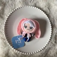 INI GIGO マスコットぬいぐるみ　ぬい服　垂れ耳うさぎ　ピンク