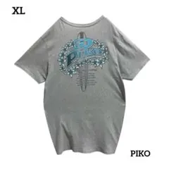 PIKOピコTシャツ花柄ボタニカルサーフィンバックプリント90sヴィンテージ古着のサムネイル