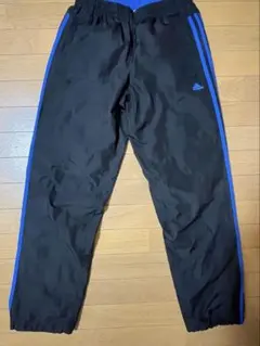 adidas ジャージパンツ 黒/青