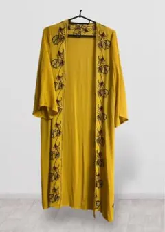 【未使用】 Free's Mart 刺繍入りイエローカーディガン FR