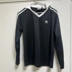adidas ストライプ 長袖ポロシャツのサムネイル