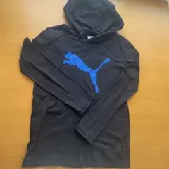 PUMA フード付き長袖薄手カットソー 140
