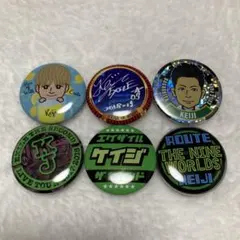黒木啓司 KEIJI EXILE 缶バッジ 6個セット①
