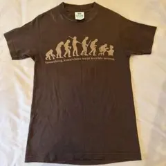 PRO CLUB Evolution Tシャツ ブラウン S 猿のサムネイル