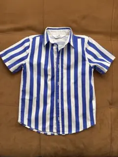 H&M 半袖ストライプシャツ 120