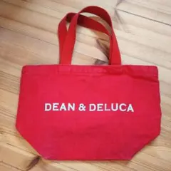 即購入歓迎　DEAN & DELUCA 赤 トートバッグ　Sサイズ