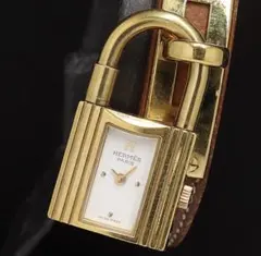 HERMES ケリーウォッチ シルバー925 レディース腕時計 スイス製 南京錠