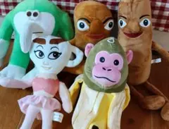 トゥントゥントゥンサーフール ぬいぐるみ　5点セット まとめ売り