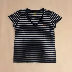 POLO RALPH LAUREN VネックボーダーTシャツのサムネイル
