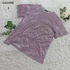 ギャレリー　Tシャツ ラメ入り　半袖　カットソー　キラキラ　派手　衣装　Fのサムネイル