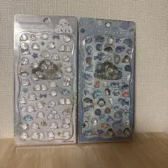 正規品　プチドロステッカー シマエナガ ふわふわうみのなかまたち