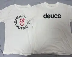deuce Tシャツ 2枚セット ホワイト