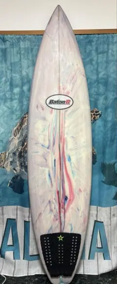 Baton R サーフボード 6'6 ミッドレングス ファンボード 美品