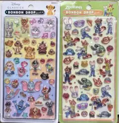 正規品　ボンボンドロップシール　ディズニークラシック　ズートピア　2点セット