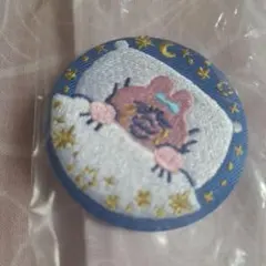 おぱんちゅうさぎ　刺繍缶バッジ　シークレット