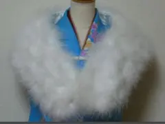 和装　振袖　袴姿用　フェザーショール
