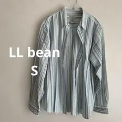 g古着 LL bean 長袖シャツ　 ストライプ　ゆったり　S ☺︎のサムネイル