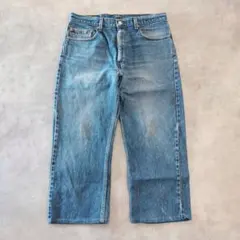 リーバイス505 Levis W34 ブルーデニム 青 90s ヒゲ 15028